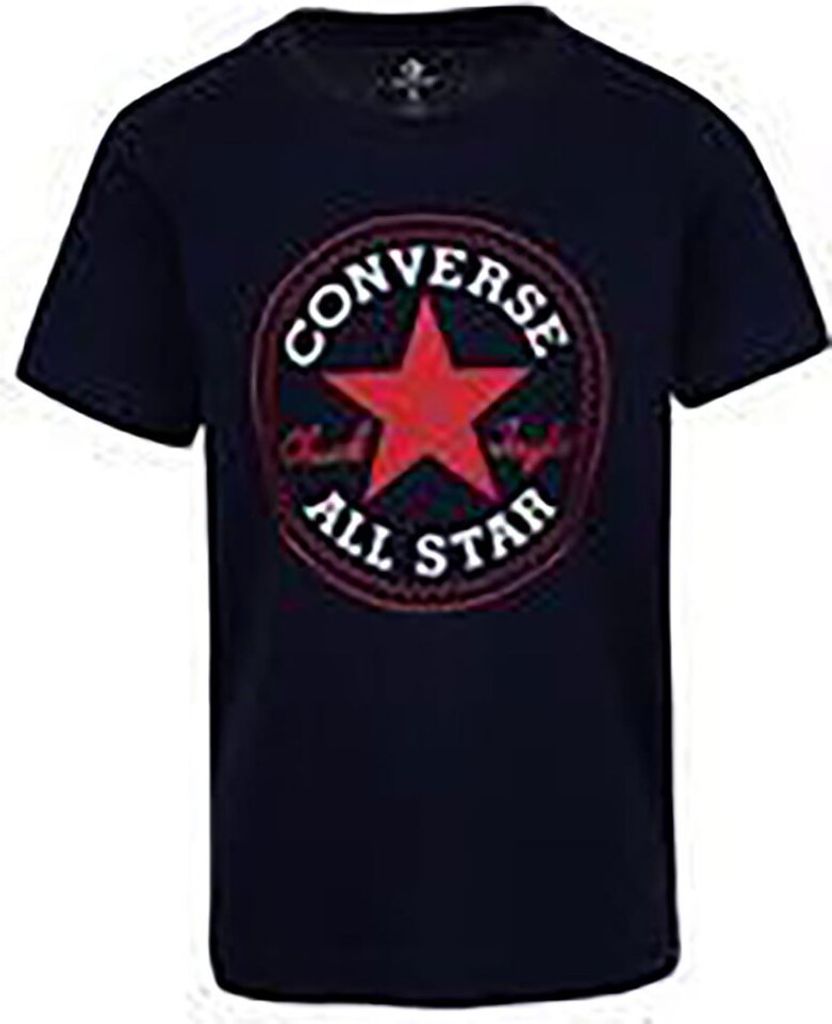 Converse Kids Chuck Patch Kurzarm-t-shirt Schwarz 13-15 Years Schwarz 13-15 Years