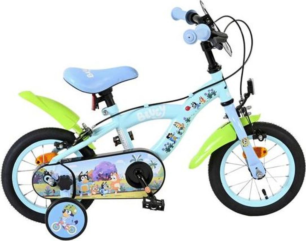 Bluey Kinderfahrrad 12 Zoll - Hellblau - Zwei Handbremsen Produktbild 