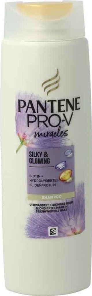 Pantene. Silky &/ Glowing, Shampoo, 250ml Produktbild 