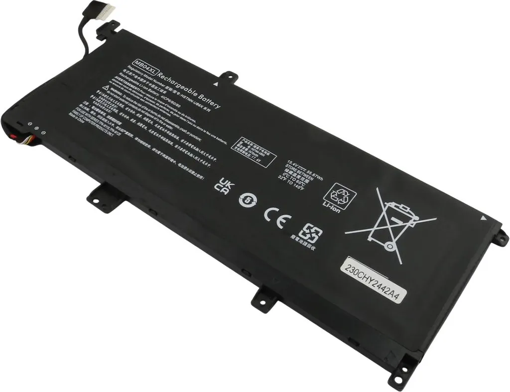 Batteria Ricambio HP Envy X360 AQ100 Avizar 15.4V 3600mAh Nero