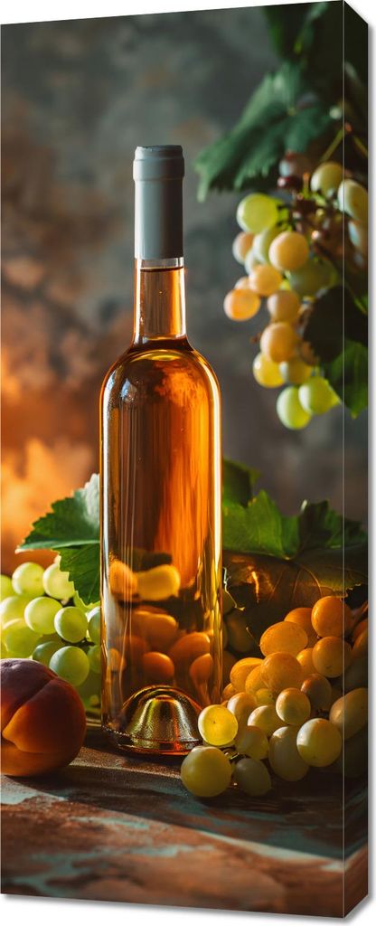 Bild 40x100cm Bernsteinwein