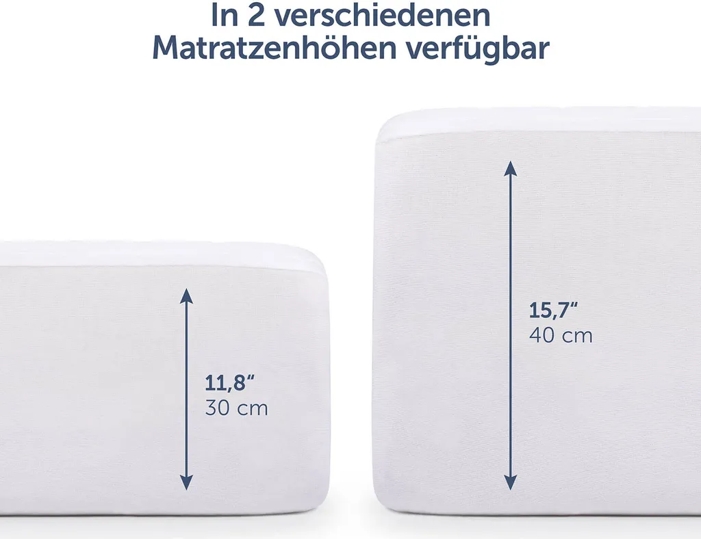 Alèse de lit imperméable 180x200 cm et protège-matelas matelassé
