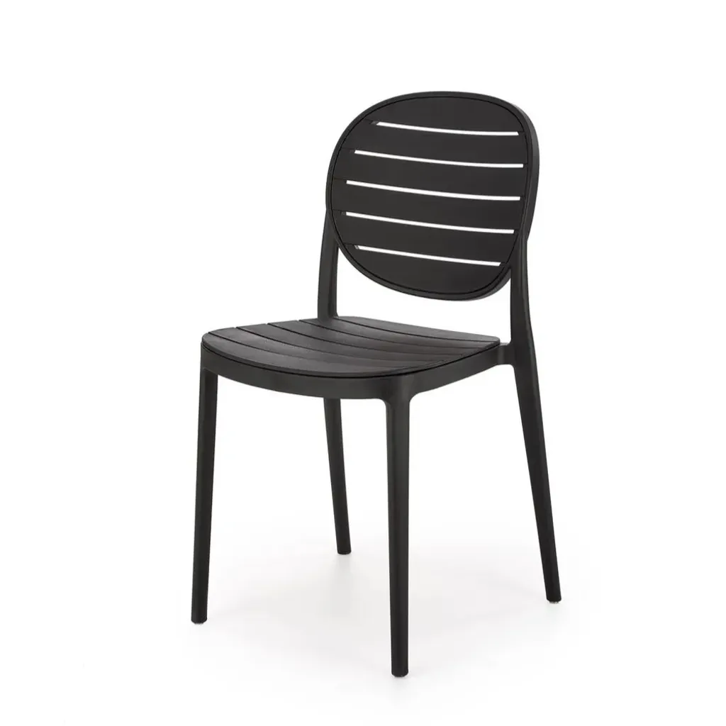 Chaise K529 noire : fini les rayures au sol et le manque de confort