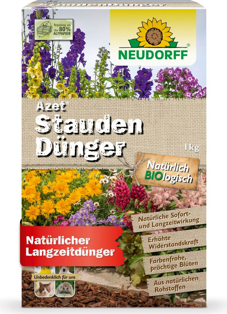Neudorff - Azet StaudenDünger 1 kg - aus natürlichen Rohstoffen