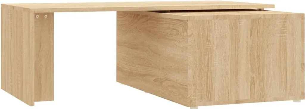 Tavolino in rovere Sonoma 150x50x35 cm materiale a base di legno - 7