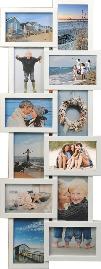 Pêle-mêle photo Henzo Holiday cadre multiple blanc 12 vues mural