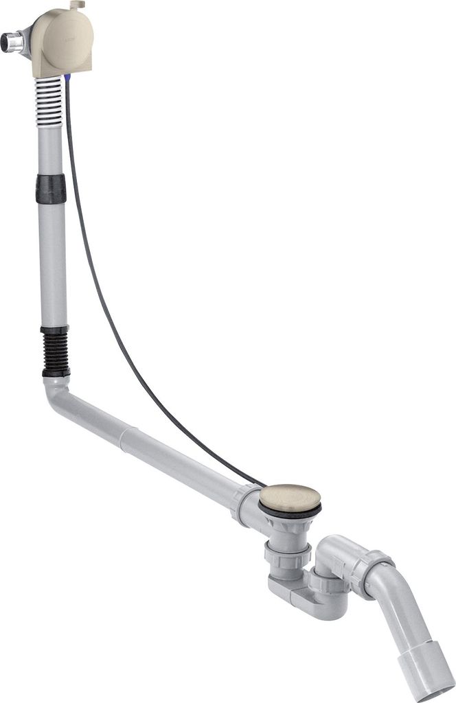 Ab-/Überlaufgarnitur AXOR EXAFILL S AXOR m Fs für Sonderwannen brushed nickel brushed nickel