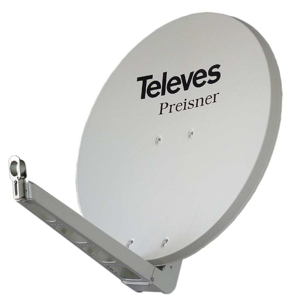 Televes S75QSD-W - 10,7 - 12,75 GHz - 38,5 dBi - Weiß - Produktbild 