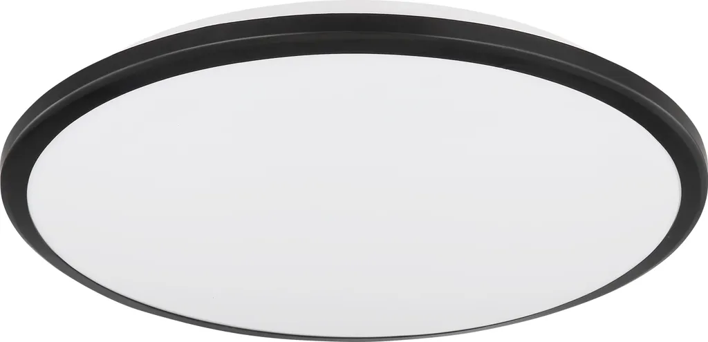 Plafonnier Compact XANDER DH Noir 35 cm Solution pour Plafonds Bas GLOBO
