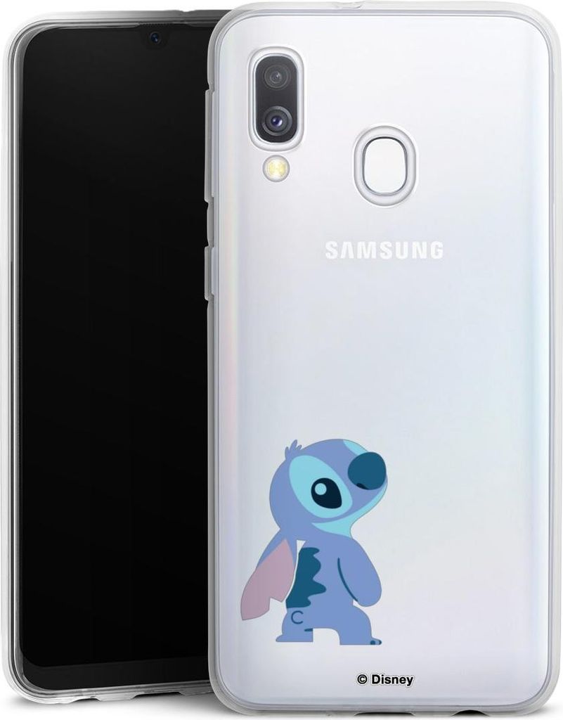 DeinDesign Handyhülle für Samsung Galaxy A40 Silikon Hülle Case Smartphone Schutzhülle Disney Fanartikel Lilo & Stitch