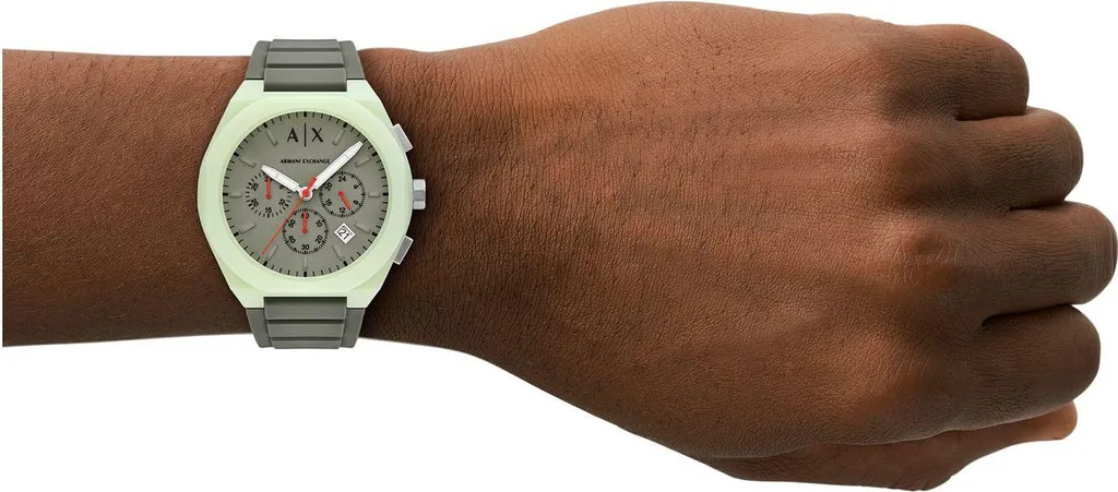 Armani Exchange Sync Green: Il Cronografo del Futuro Urban-Tech - 2