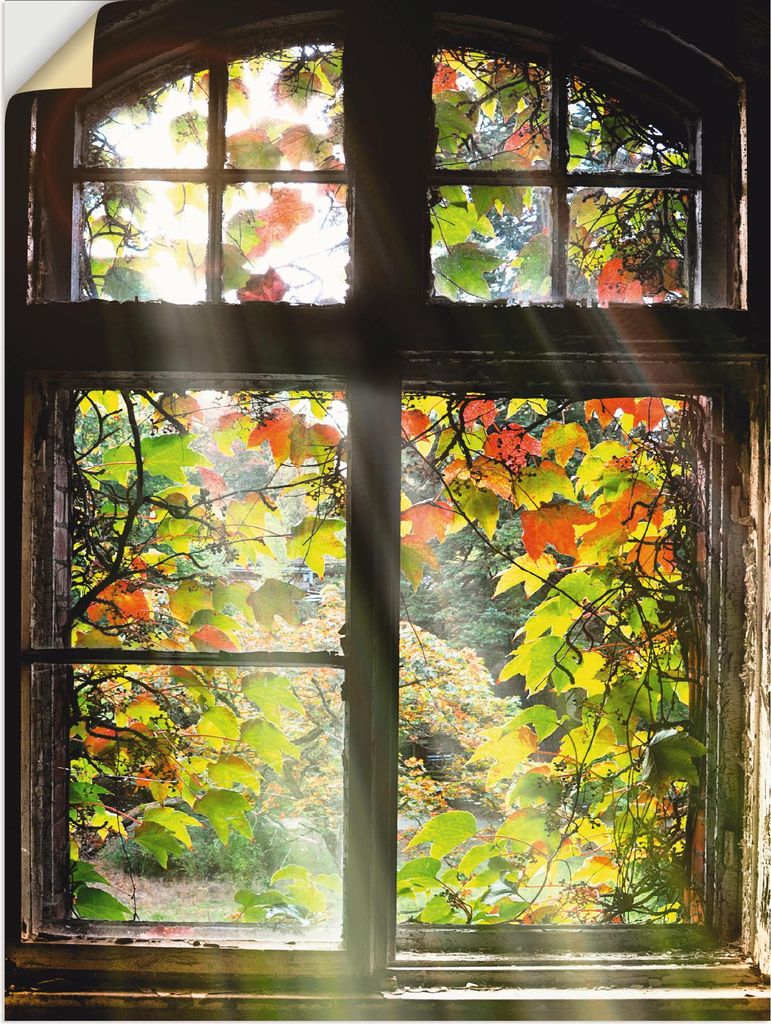 ARTland Wandbild, selbstklebend Altbau Größe: 30x40 cm