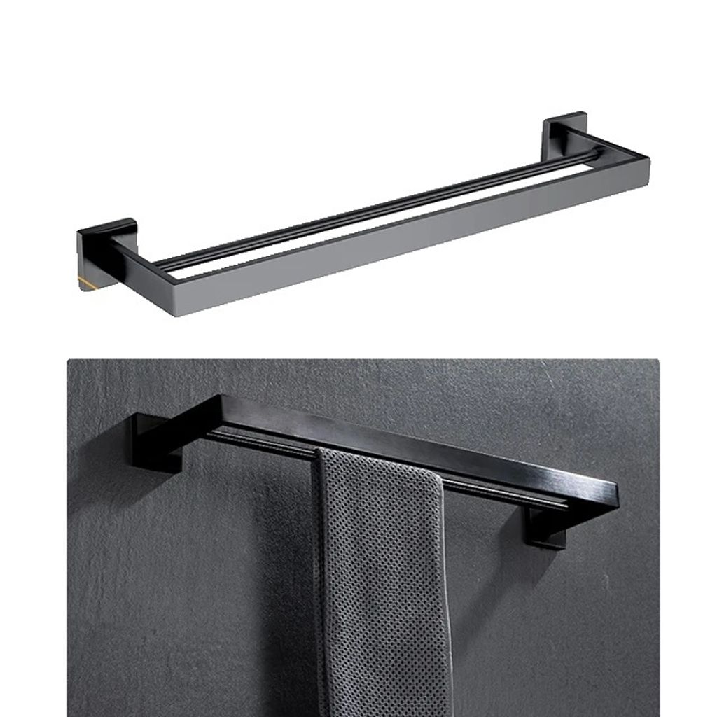 Badezimmer-Hardware-Set, Wandmontierte Handtuchstange, Modernes Design, 002FB