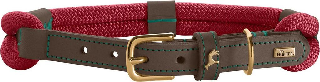 Hunter Halsband Malia weinrot/dunkelbraun