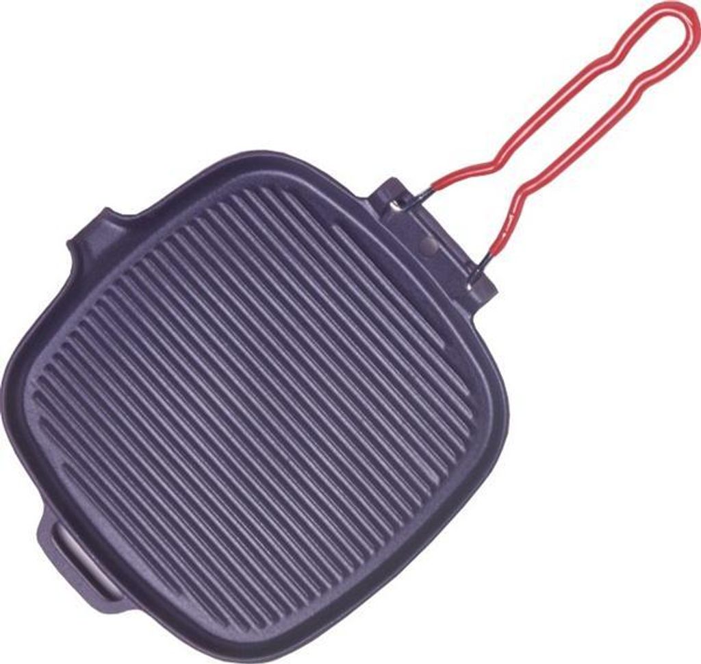 Grill carré fonte 25cm noir - Invicta - 32720 - Image du produit 