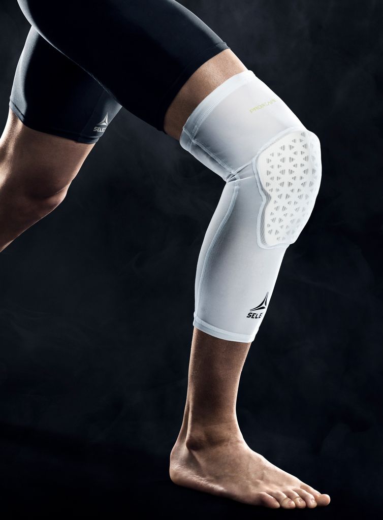 SELECT Kompressionsbandage Knie lang v23, Gr.XL, weiss