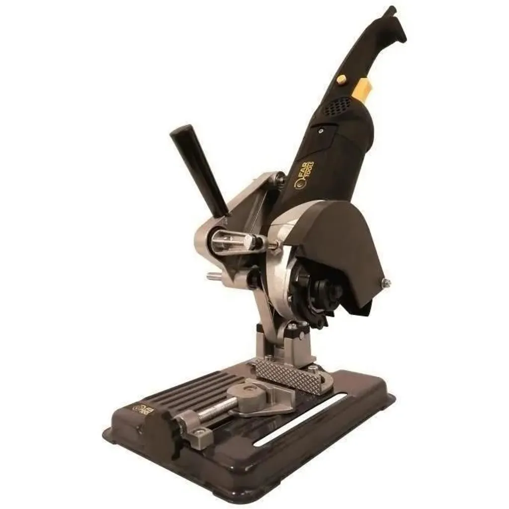 Support meuleuse d'angle stationnaire pour découpe de métal précise