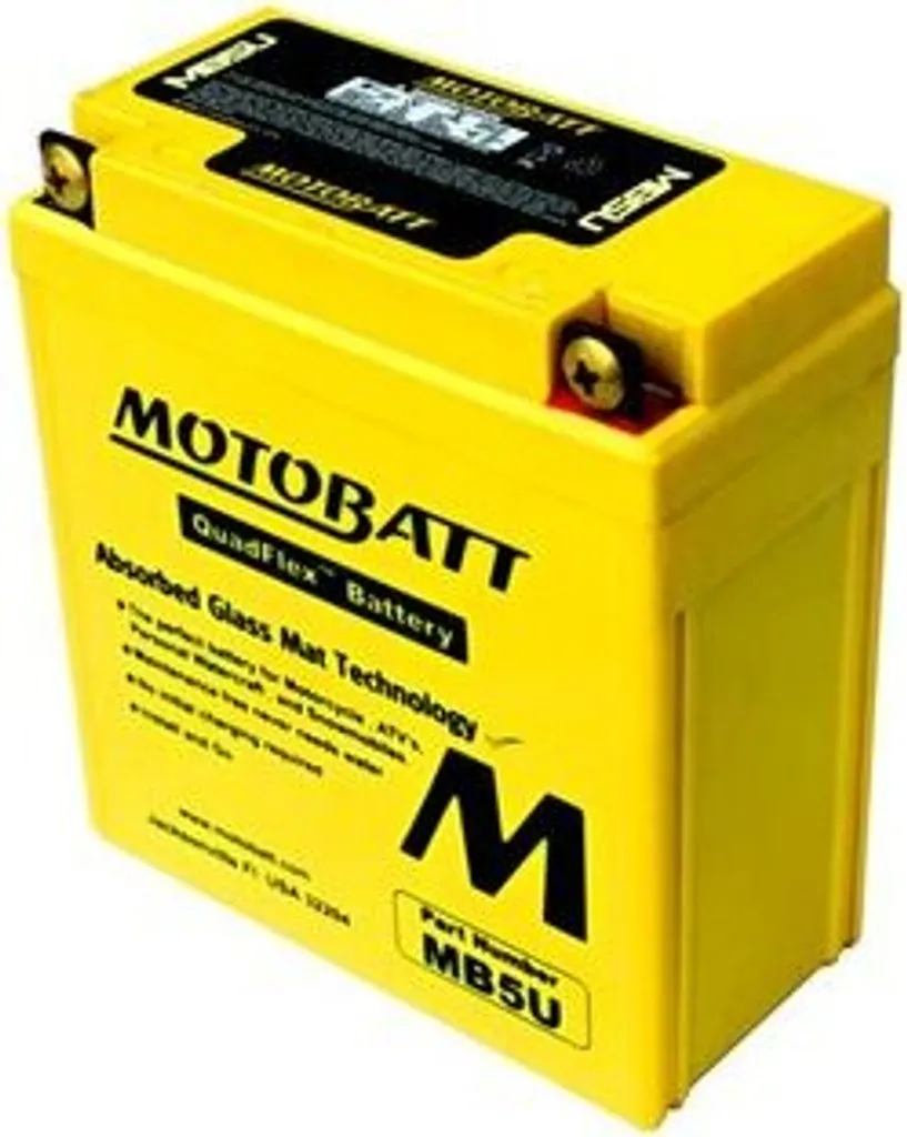 Batteria Motobatt MB5U 7Ah, 12V, 2 pin