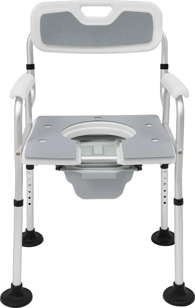 Aide à la toilette PMR, chaise de douche stable réglable en hauteur