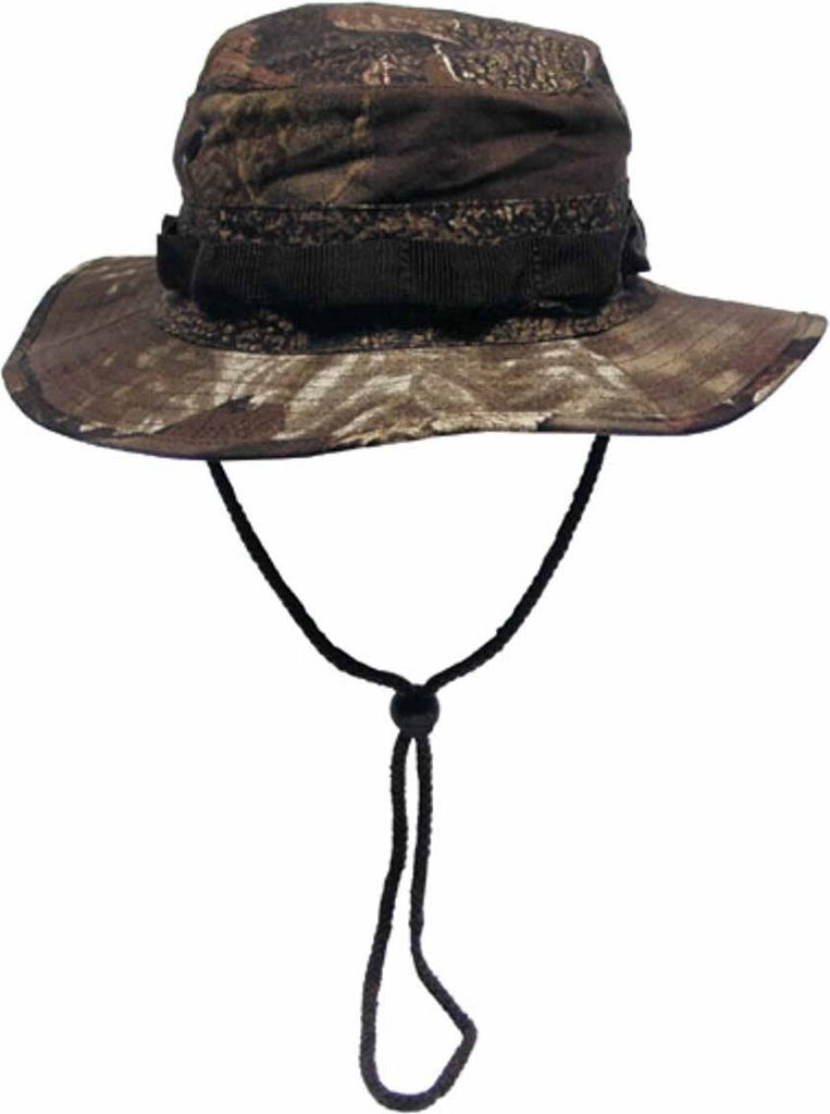MFH US GI Buschhut, mit Kinnband, GI Boonie, Rip Stop, hunter-braun
