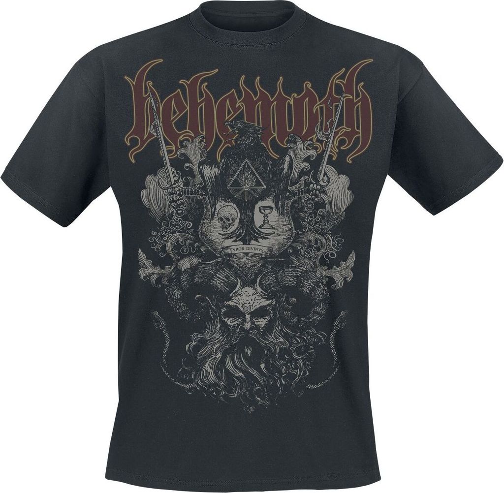 Behemoth T-Shirt Herren Herald schwarz Band-Merch, Bands 100% Baumwolle S