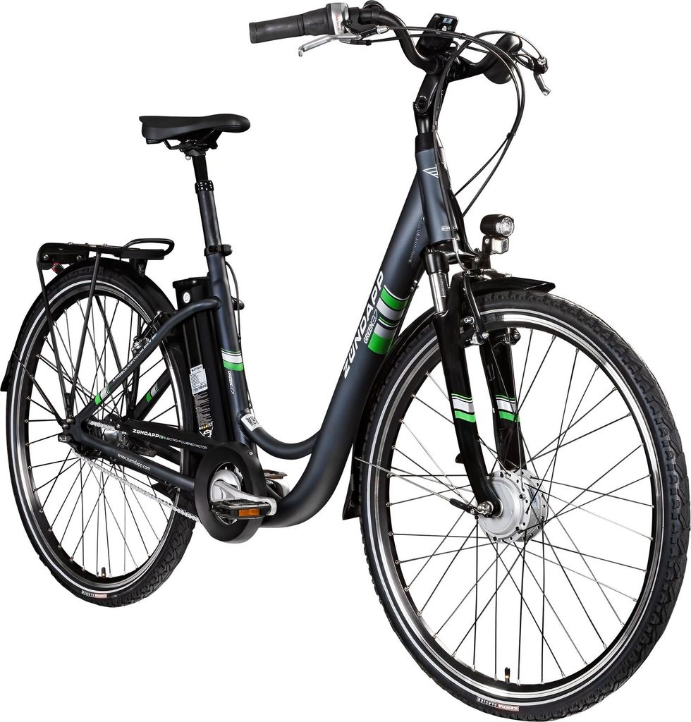 Zündapp Green 3.7 E Bike Damenfahrrad anthrazit Produktbild 