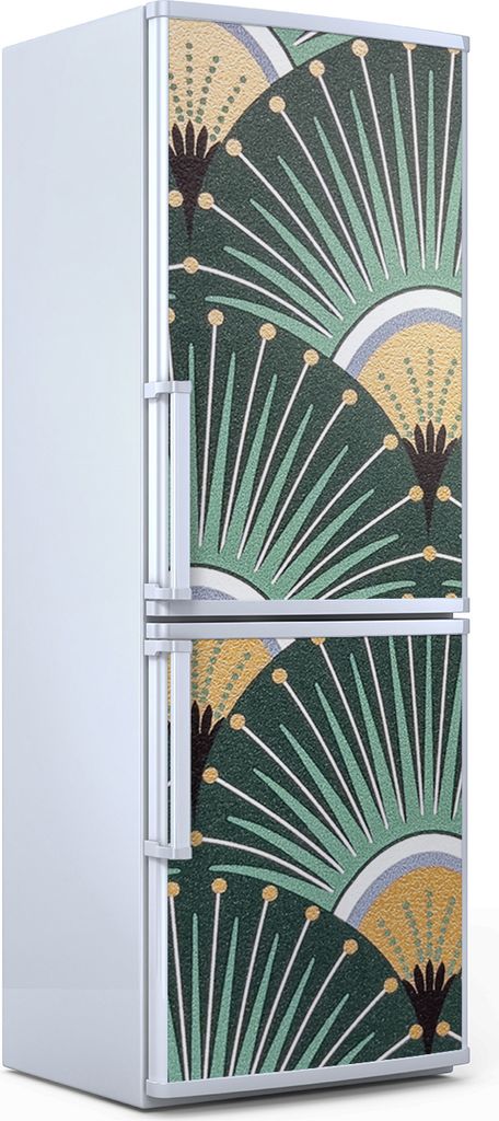 Magnete Dekorative - 60 cm x 180 cm - Küche Magnetmatte Kühlschrankmagnete - Geometrische Muster Abstrakt