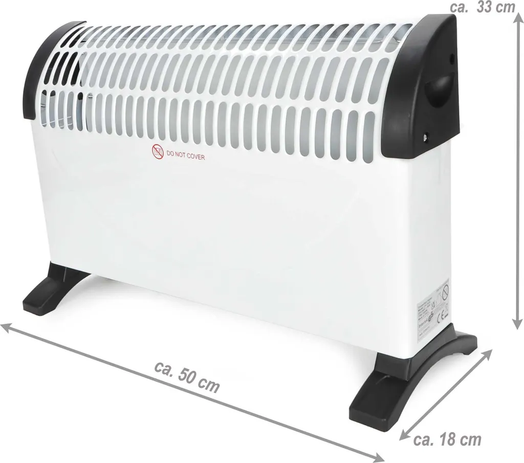Radiatore Elettrico Alpina 1500W Bianco - Efficienza e Calore Rapido - 11