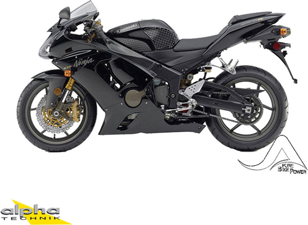 Stompgrip klar, Kawasaki ZX6R , 2005-06 ZX6R Ninja ZX636C