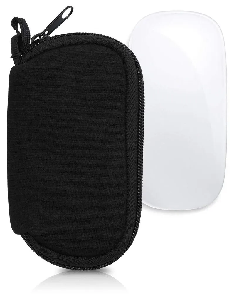 Étui de protection pour souris Apple Magic Mouse pochette souple noire
