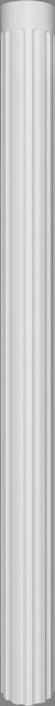 Mardom Vollsäule C3000W Profoam 150 x 150 x 2400 mm Weiß für Kapitell und Fußteil