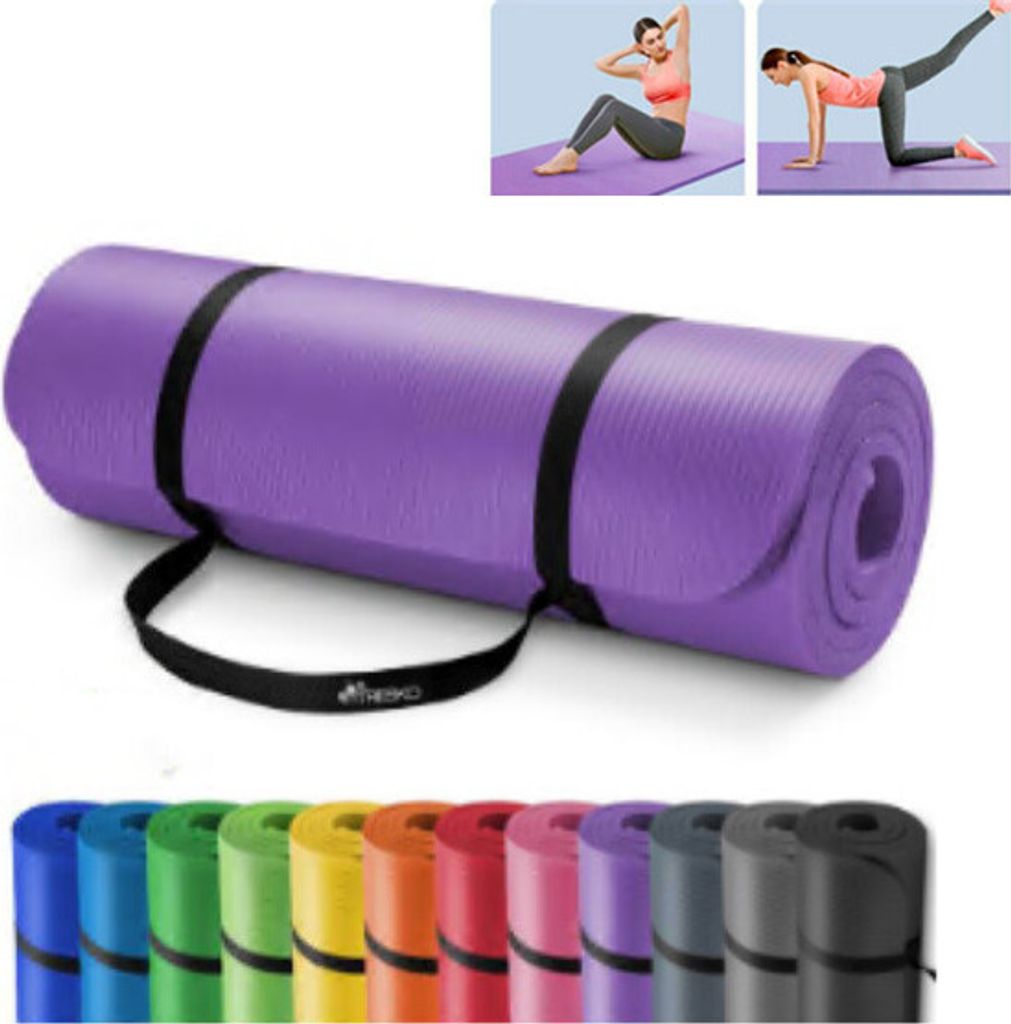 Yoga Matte Groß HOMELETIXX Yogamatte Sportmatte Fitnessmatte Rutschfest - Gymnastikmatte Extra Dick 200cm XXL Puzzlematte Boden