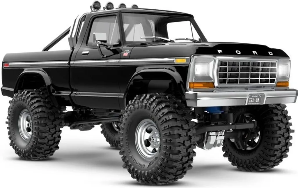 Crawler Traxxas TRX-4M Ford F150 1/18 noir, fini les blocages en trial
