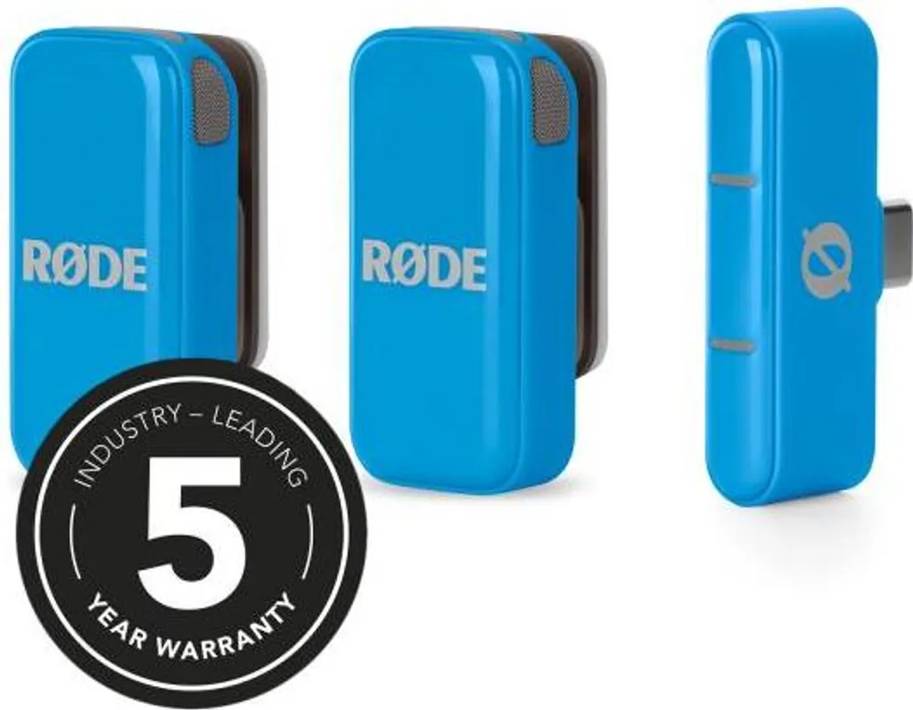Rode Wireless Micro USB-C Bleu Système de Micro Sans Fil avec Étui