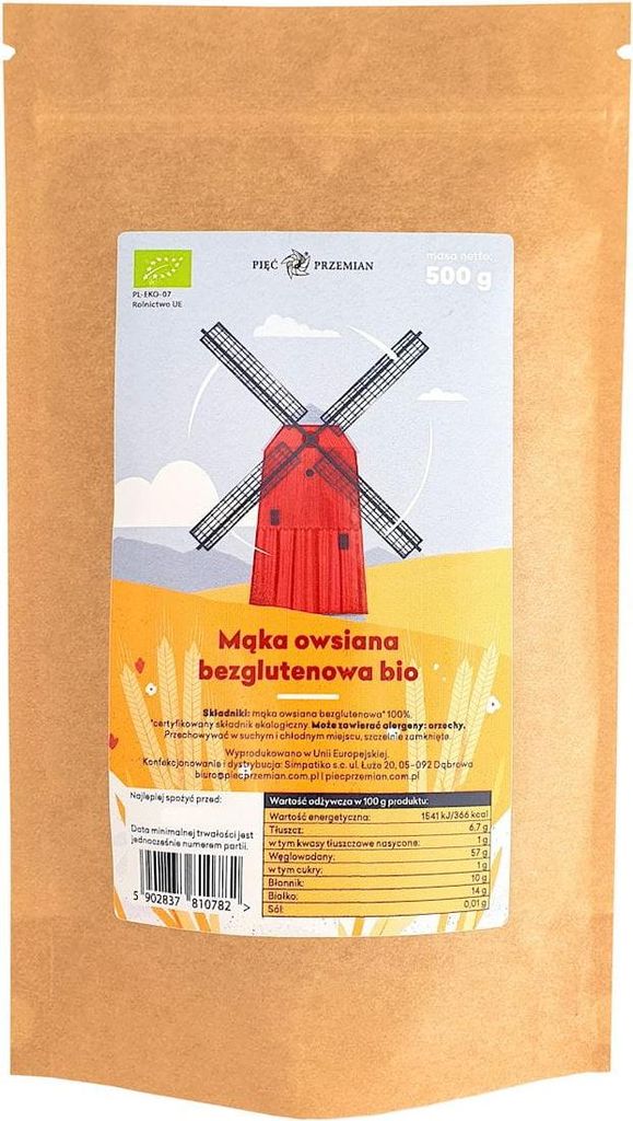 Hafermehl Glutenfrei 500g - Five Transformations