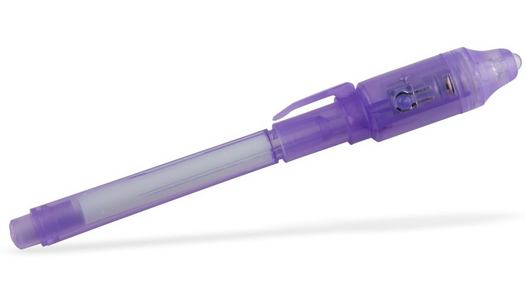 Unsichtbarer Stift, sichtbar unter UV-Licht Produktbild 