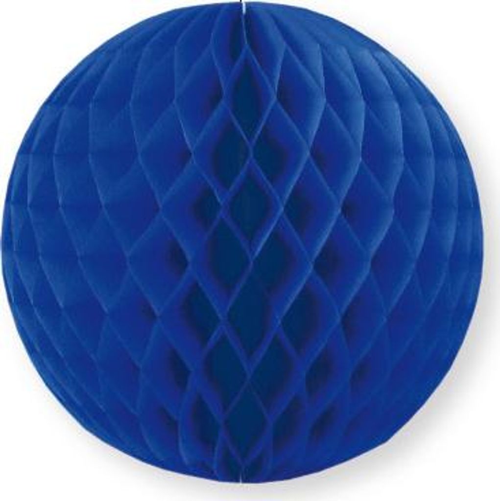 Maxi Wabenball Dunkelblau 50 cm, schwer entflammbar Produktbild 