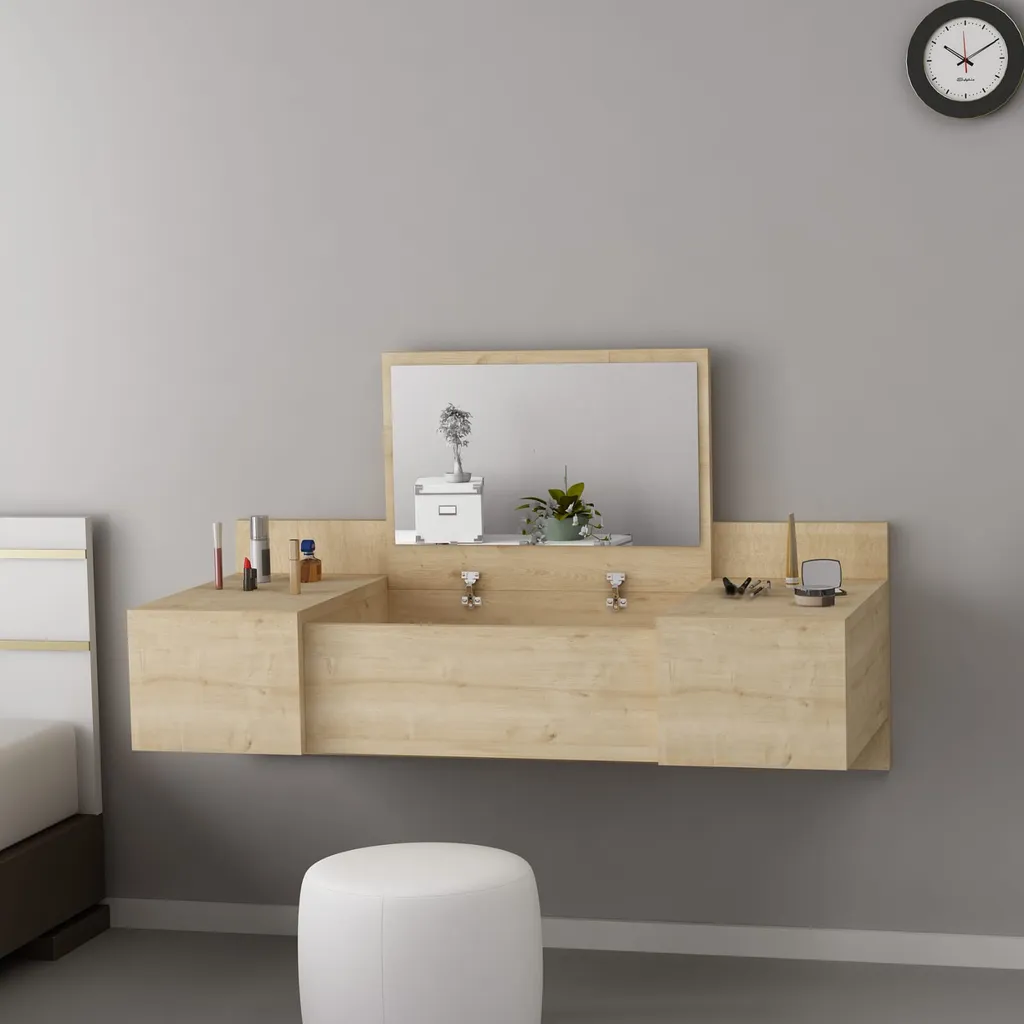 Table basse en mélaminé durable 100cm Skye Decor style saphir
