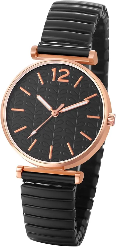 Orologio Donna Elastico Acciaio Inox | Quadrante 3D Leggibile Quarzo