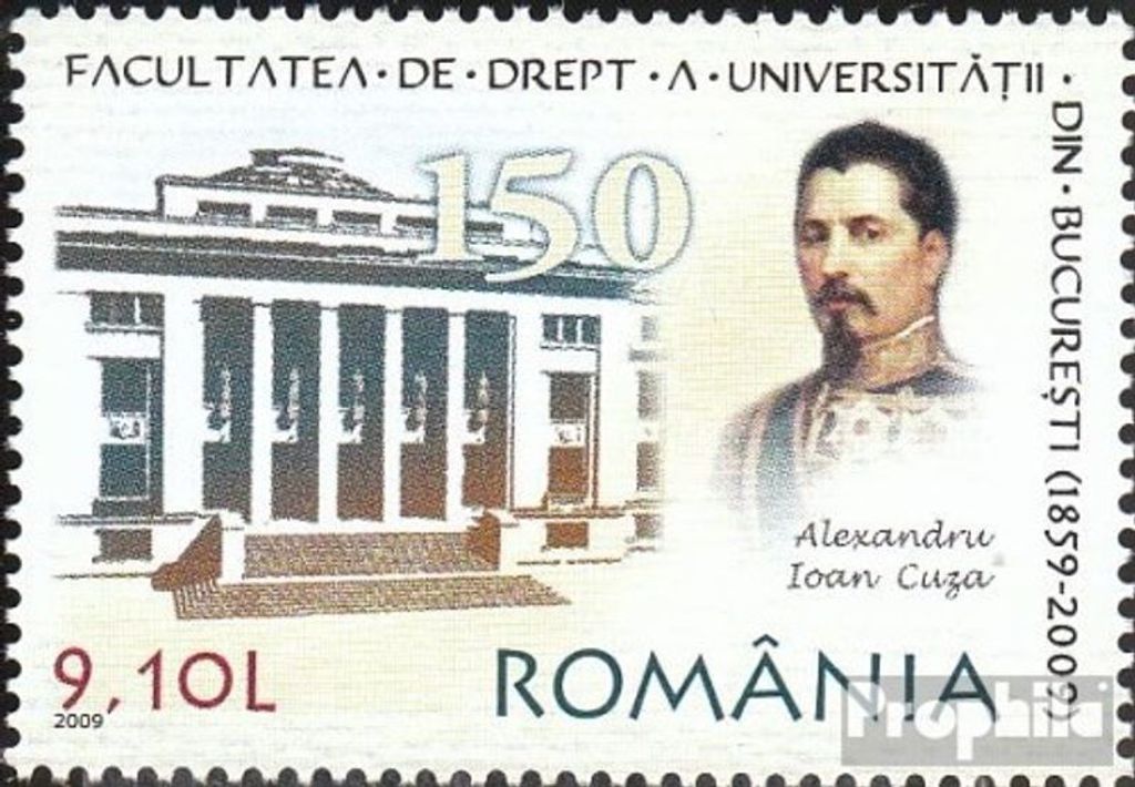 Briefmarken Rumänien 2009 Mi 6402 (kompl.Ausg.) postfrisch juristische Fakultät