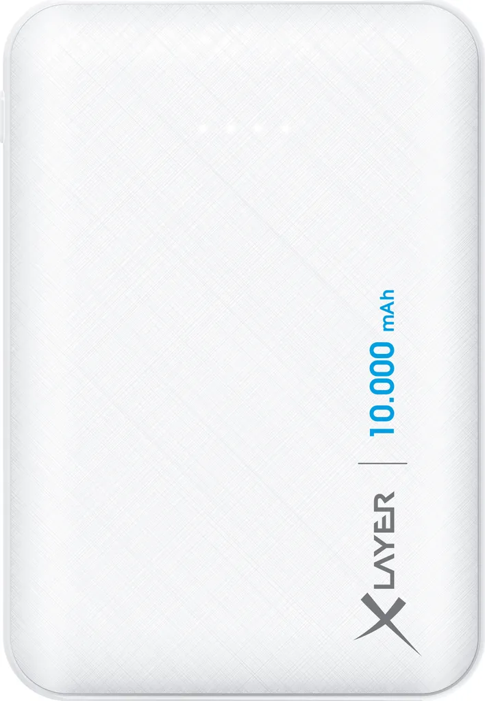 Batterie externe 10000 mAh Micro avec format Slim Blanc - Haute performance