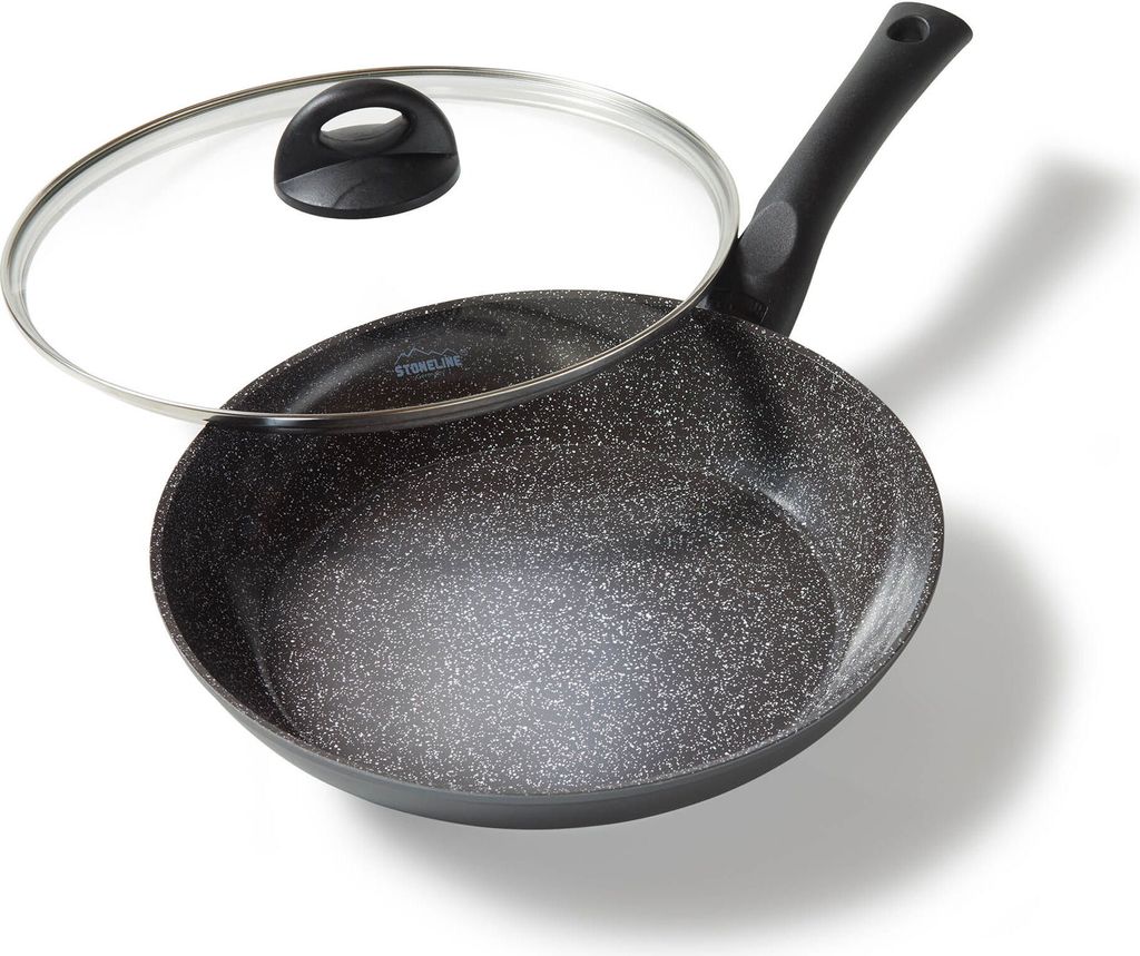 STONELINE® CERAMIC Keramik Bratpfanne 24 cm | mit Deckel Produktbild 