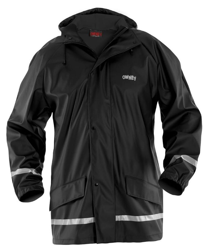 Owney Imaq Regenjacke Anthrazit S wetterfest Outdoorjacke Hundehalter atmugsaktiv Wanderjacke wasserabweisend