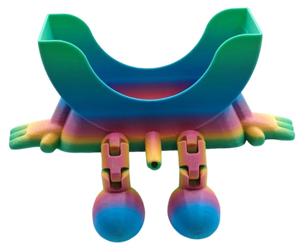 3D-gedruckter Schwammhalter mit Abfluss, Schwammständer für Bad und Küche mit beweglichen Beinen, multifunktionales Schwammregal