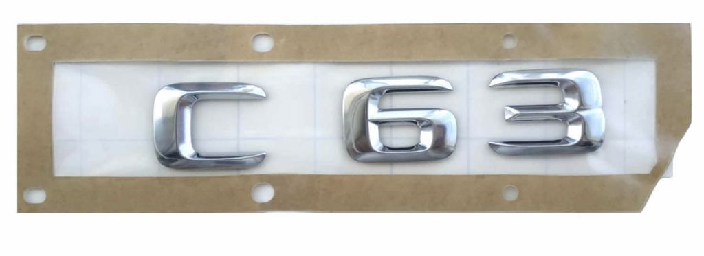 Nuovo Oe Iscrizione C63 Emblema Distintivo Mercedes C W204 Immagine del prodotto 