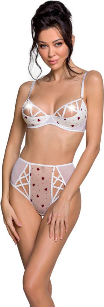 Passion-Exklusiv - PE Lovelia Bikini 2 - teiliges Set weiß L/XL