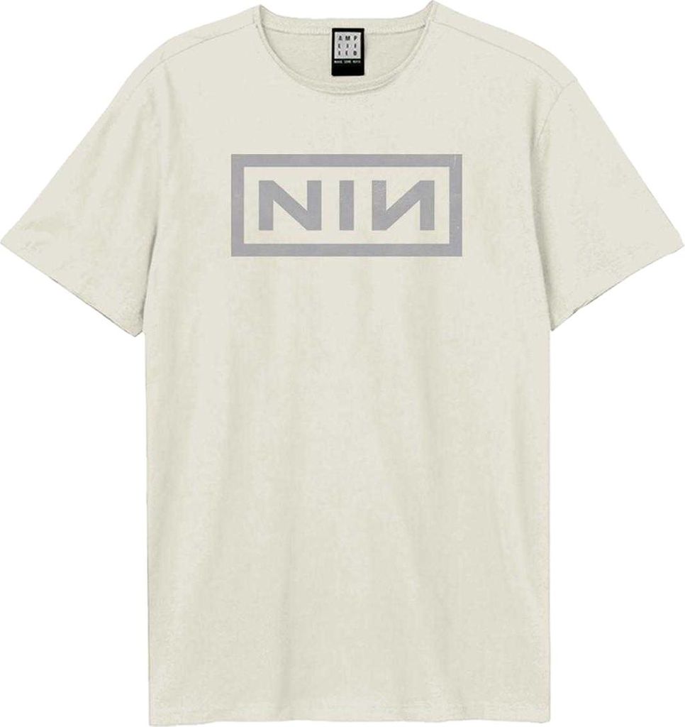 Amplified - "White Logo" T-Shirt für Herren/Damen Uni GD4211 (XS) (Altweiß)