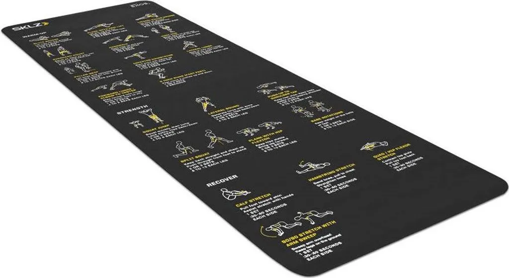 Tapis de Sport pour Maison : Programme de Musculation Complet Inclus