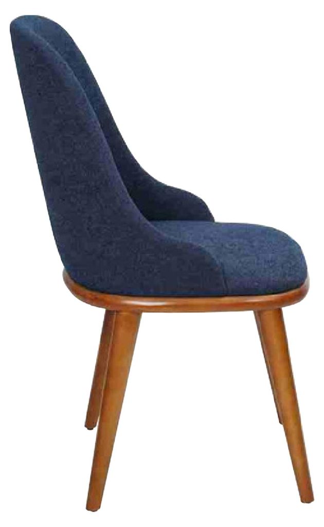 Stilvolle Blaue Esszimmer Stühle Designer Einrichttung Stuhl-Set Möbel