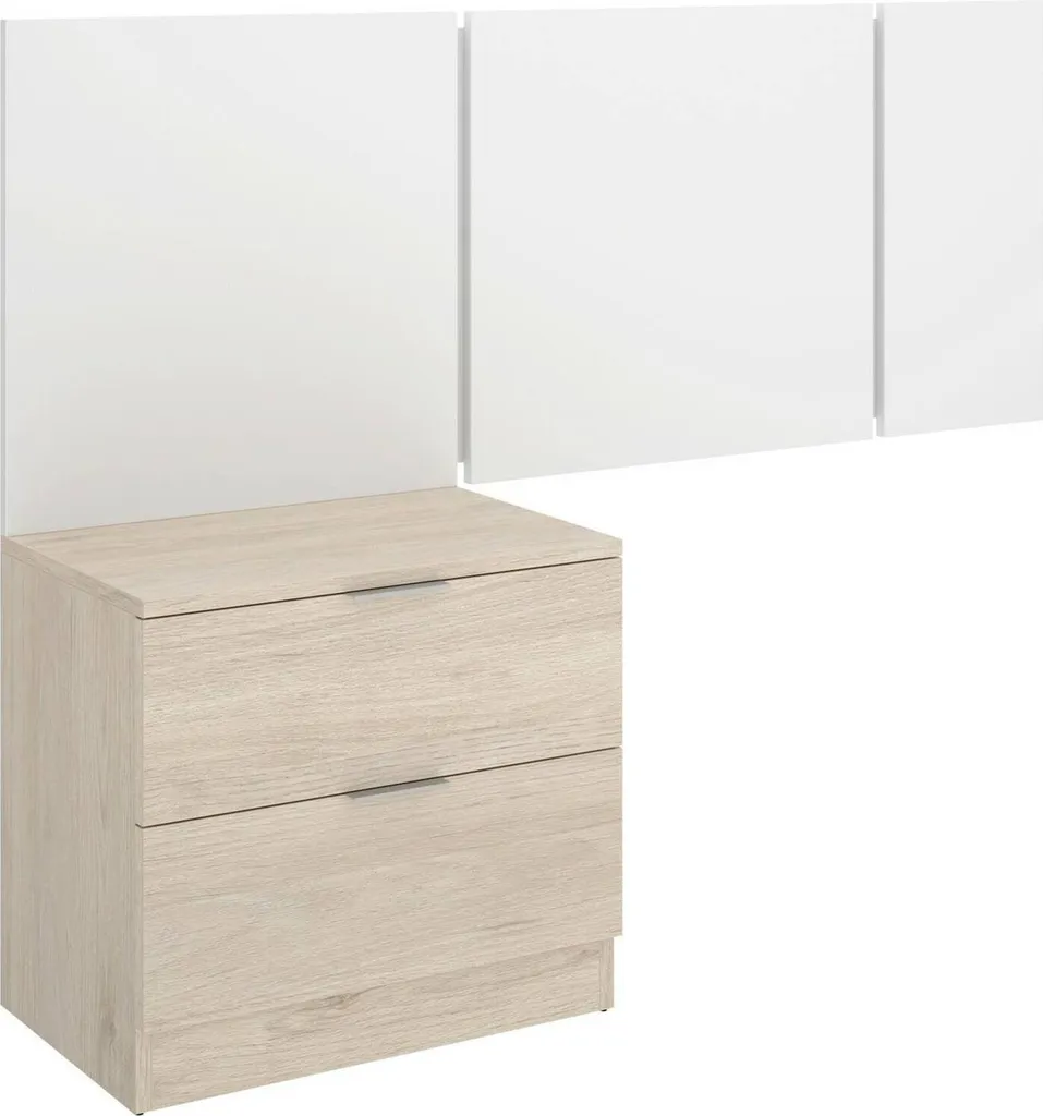 Tête de Lit Brun 157 cm Chanhom Finition Bois pour Lit 2 Personnes